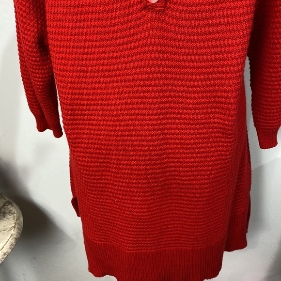 Lane Bryant 3/4 Sleeve Sweater Red Size 14/16 - Picture 7 of 9